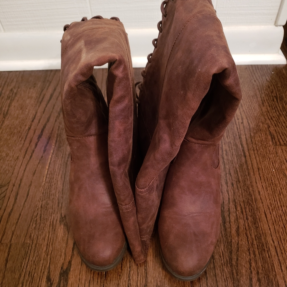 Brown Over the Knee Boots